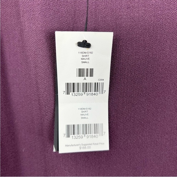 NEW NWT | Eileen Fisher | Wool Mauve Maroon Purple Midi Maxi Skirt | Size Small - Picture 6 of 9